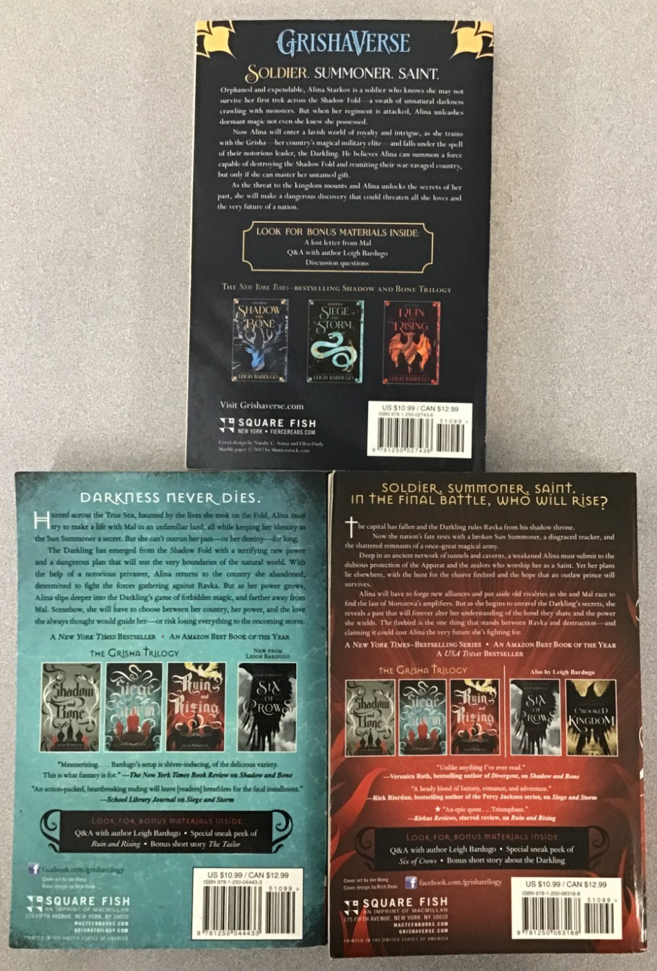 Shadow and Bone Trilogy by Leigh Bardugo TPB