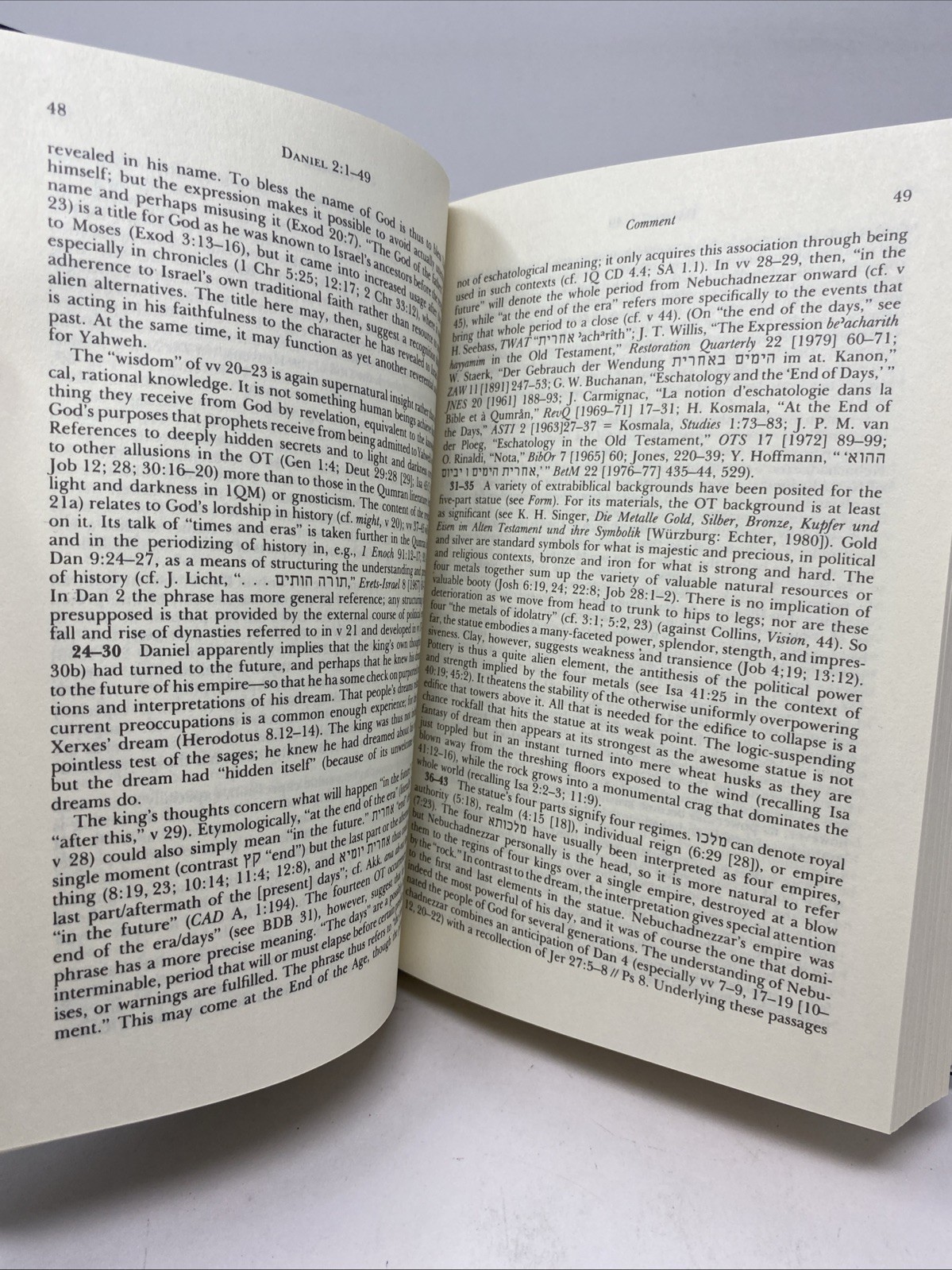 Daniel — Word Biblical Commentary Vol 30 Hardcover 1989 Goldingay Unmarked Pages