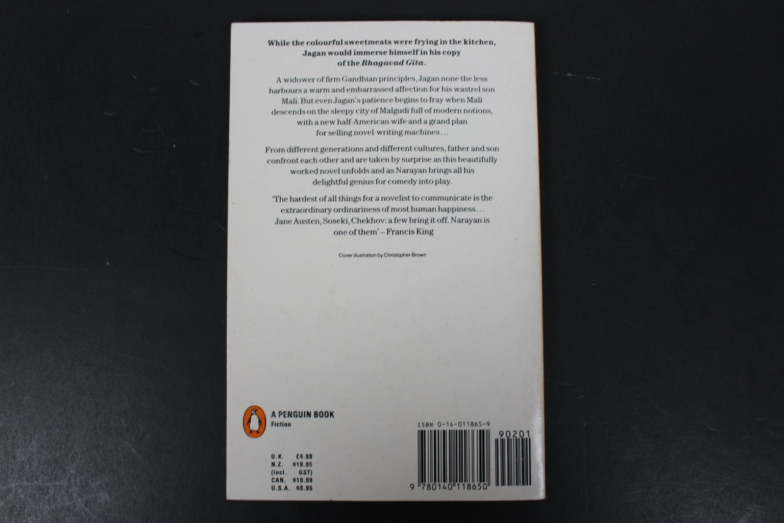 Vendor of Sweets R.K. Narayan 1983 Penguin Books Indian Fiction Malgudi PB