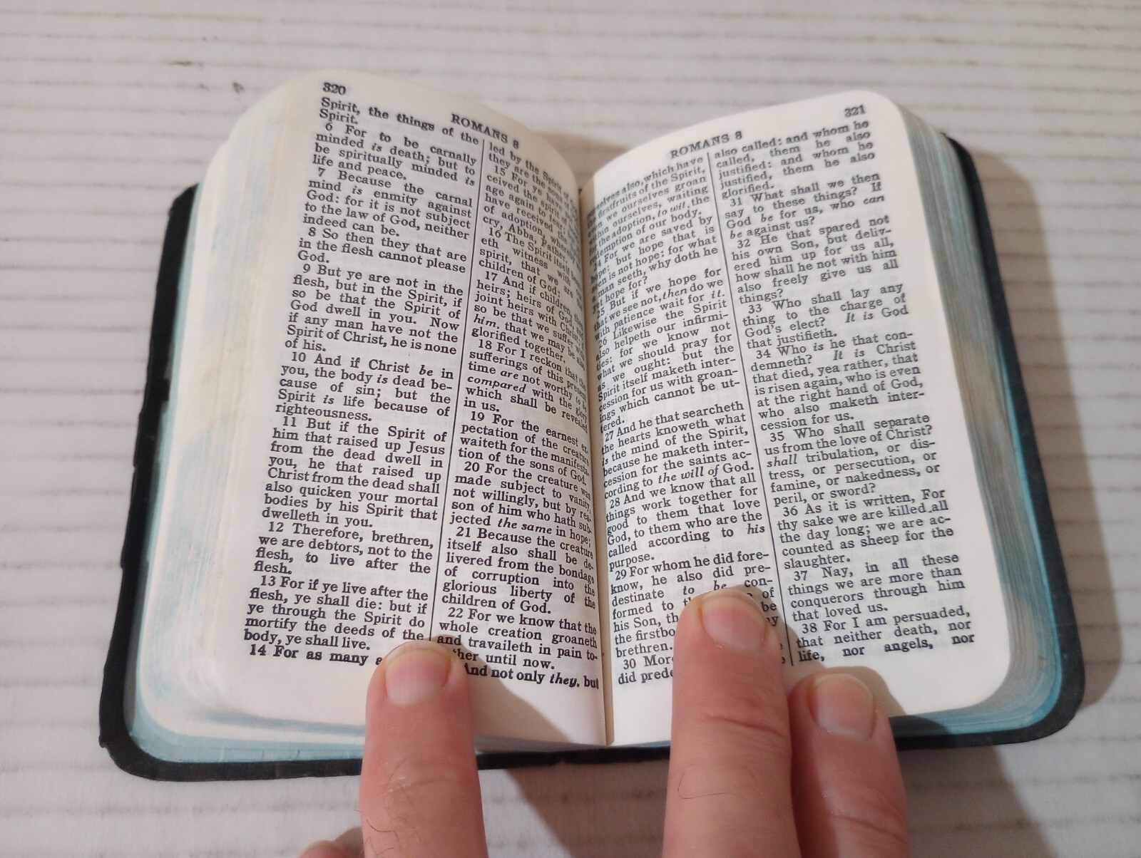New Testament Psalms KJV American Bible Society Pocket Edition 1969