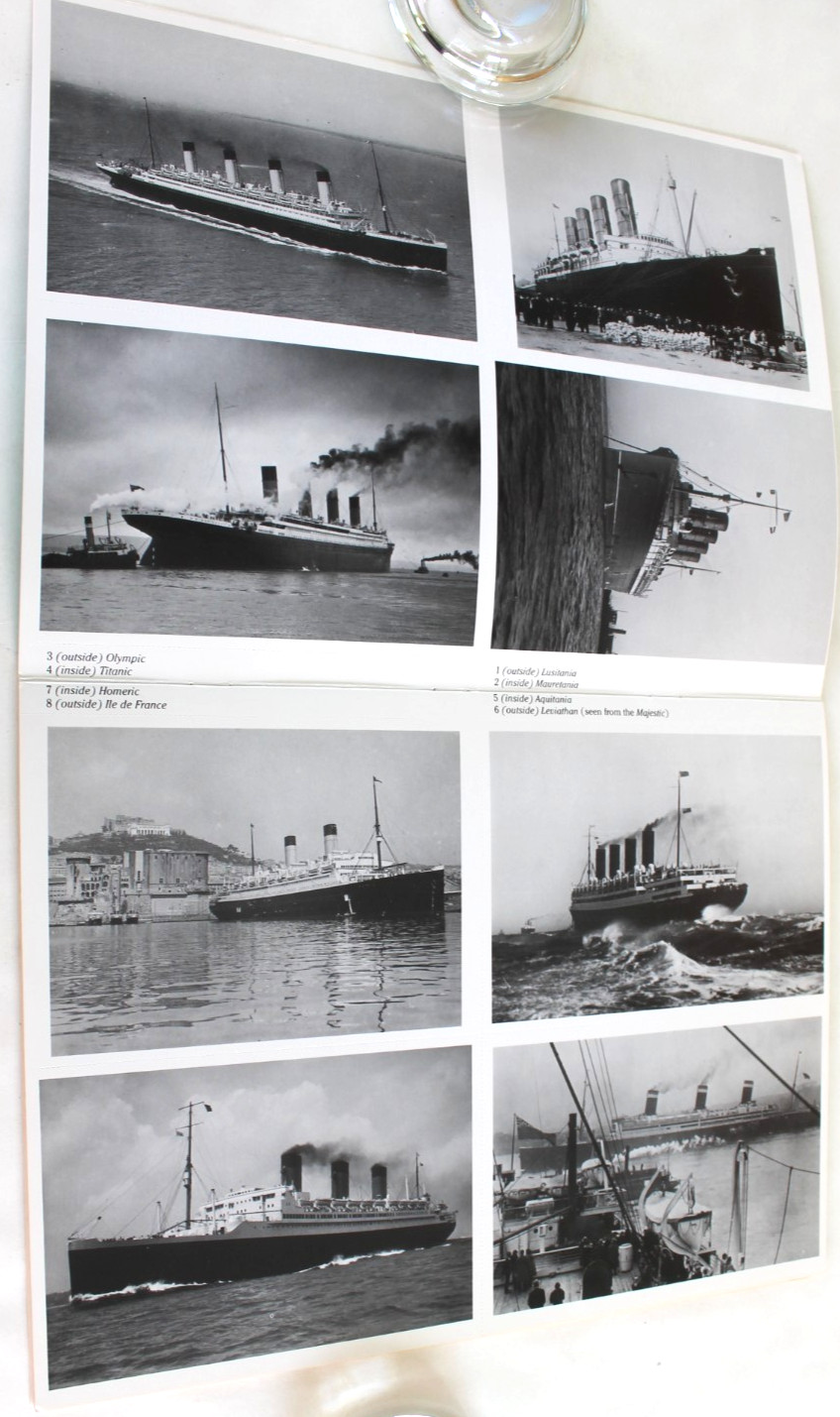 Famous Ocean Liners: A Book of 24 Photo Postcards by William H. Miller Jr.