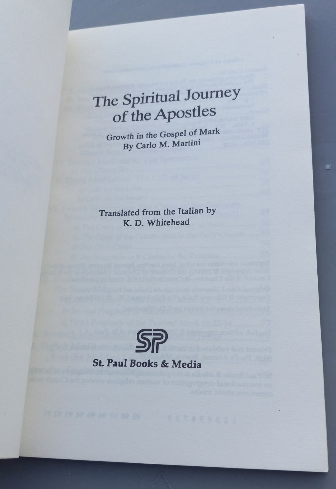 The Spiritual Journey of the Apostles: Growth in the Gospel of Mark