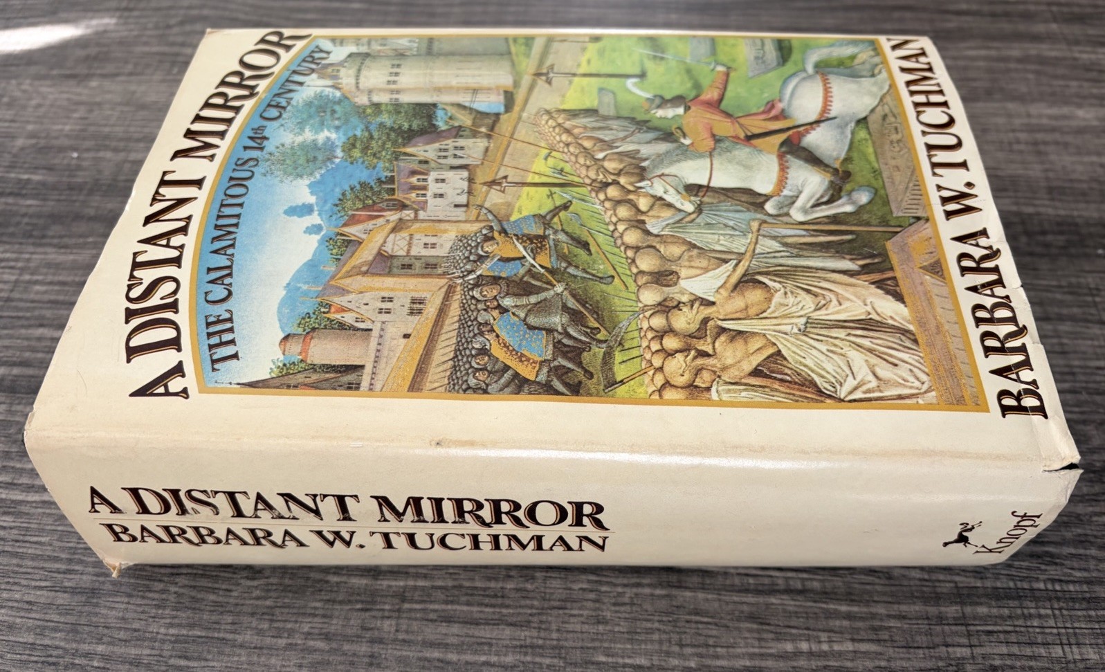 A Distant Mirror – Barbara W. Tuchman First Edition First Printing HCDJ VTG 1978