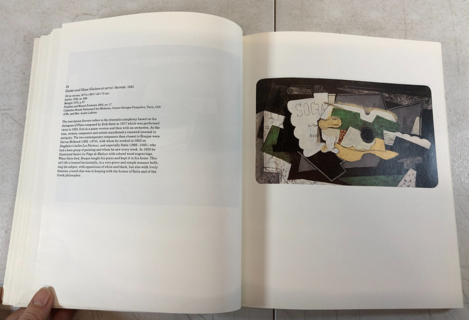 Georges Braque by Jean Leymarie 1988 E-41