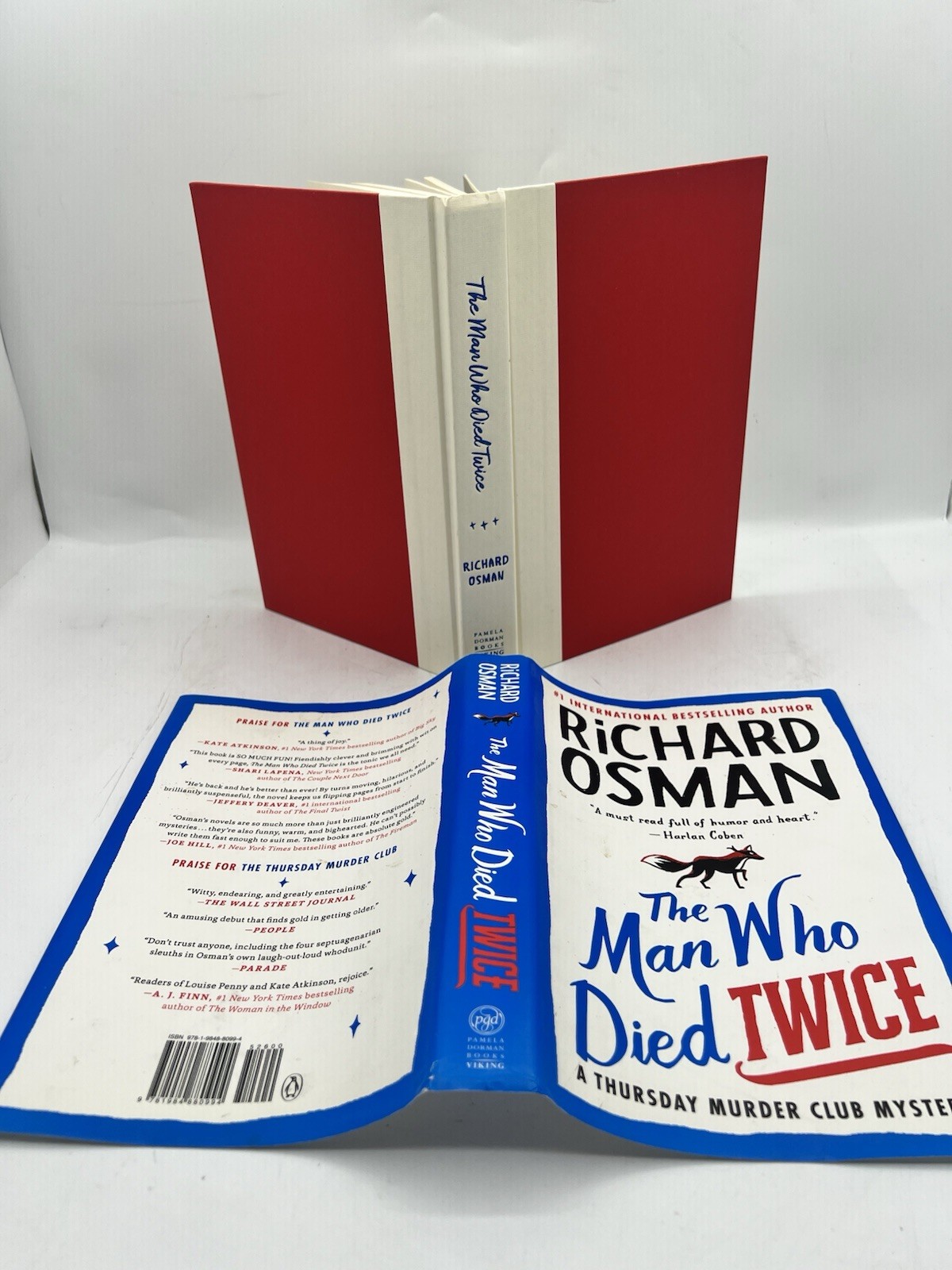 The Man Who Died Twice Richard Osman 1st Edition/1st Print Hardcover DJ