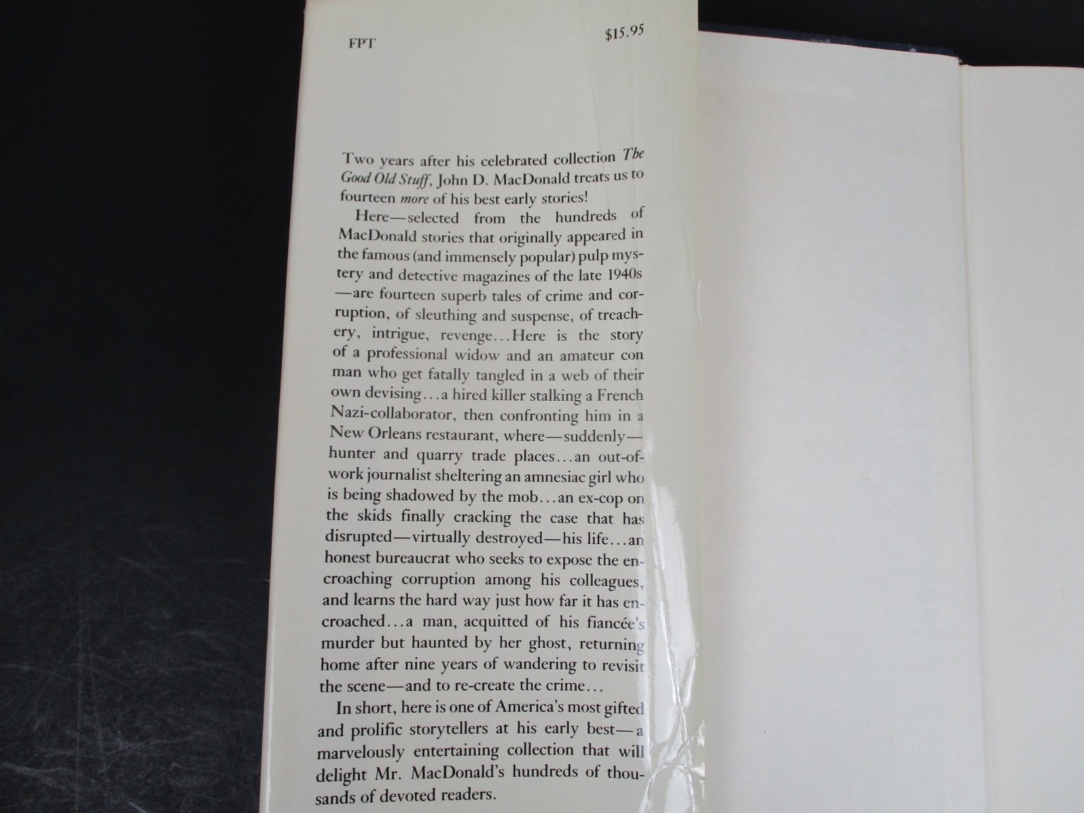 More Good Old Stuff John D. MacDonald 1984 First Edition Alfred A. Knopf HCDJ