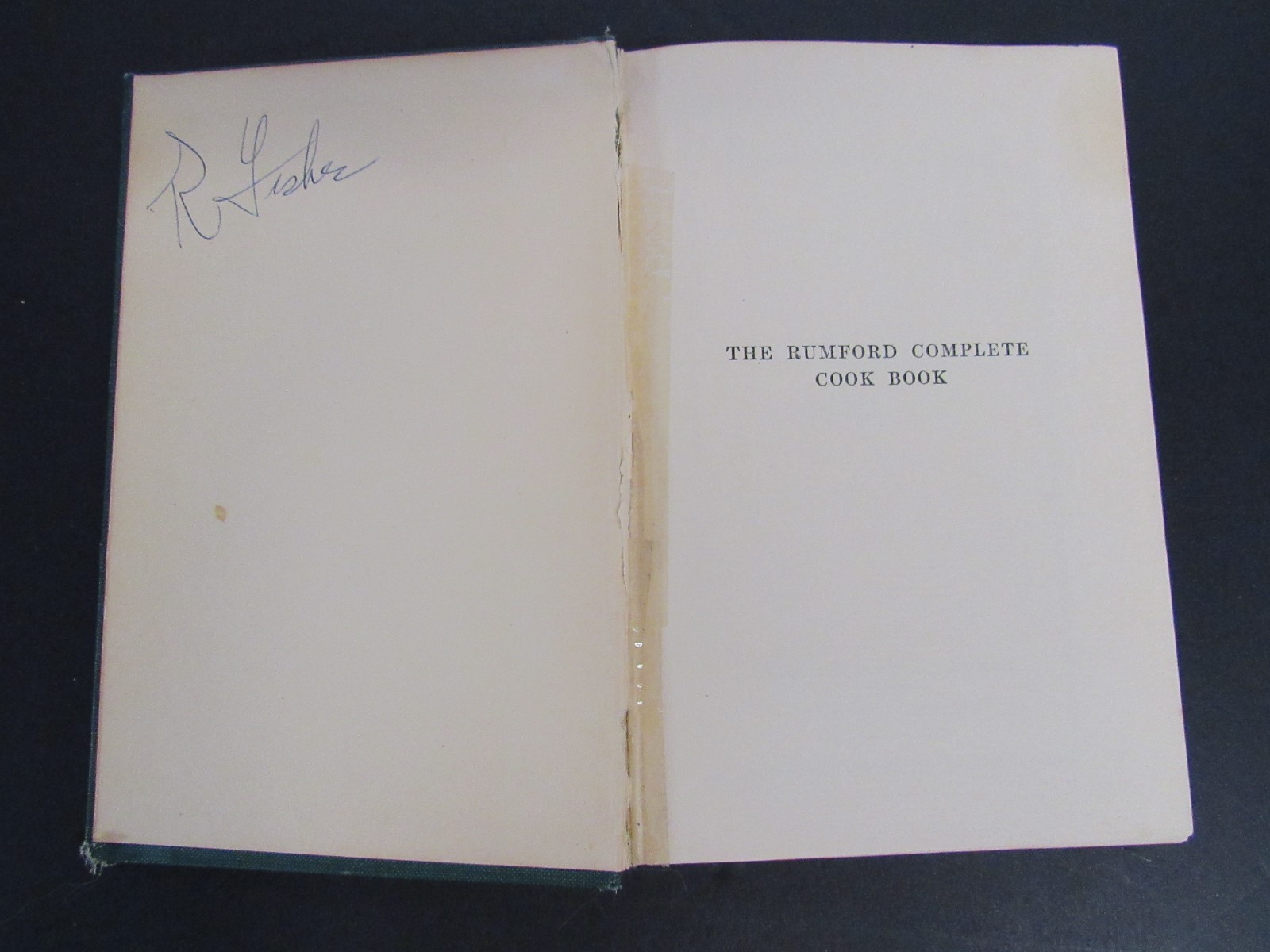 The Rumford Complete Cookbook by Lily Haxworth Wallace HC 1927 241 Pages