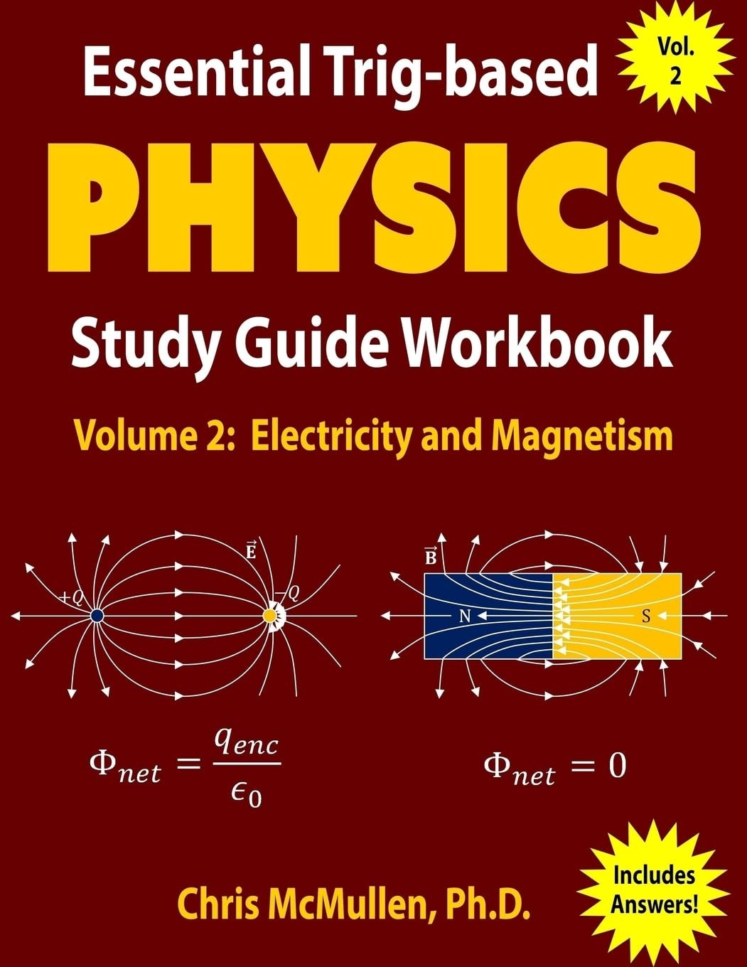 Essential Trig-based Physics Study Guide Workbook: Electricity and Magnetism…