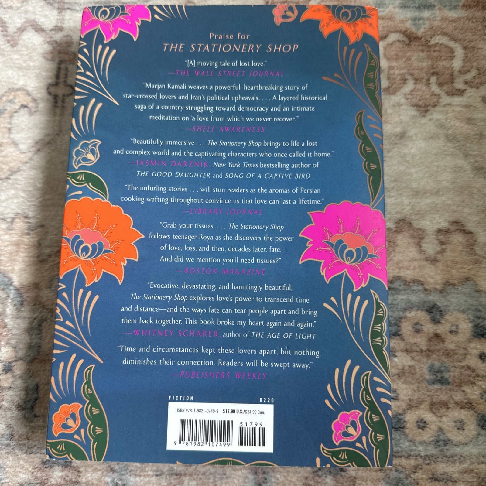 Stationery Shop by Marjan Kamali (2019, Trade Paperback)