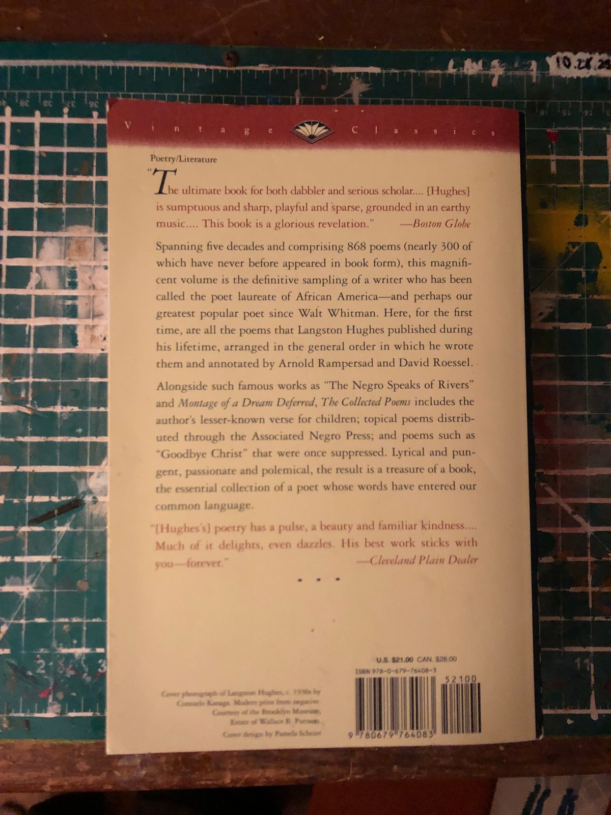Collected Poems of Langston Hughes by Langston Hughes (Trade Paperback)