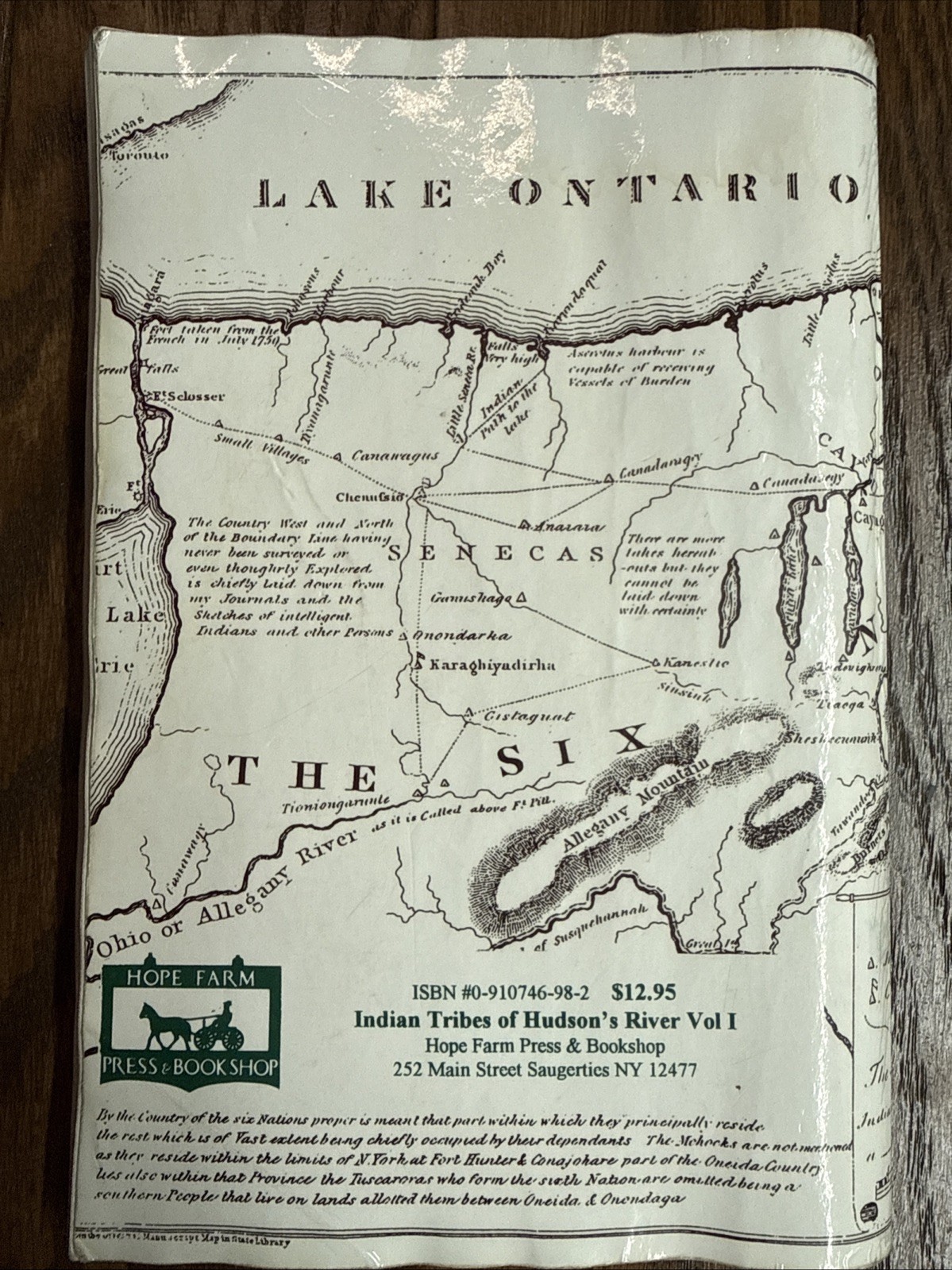 Indian Tribes of Hudson’s River To 1700 By E.M. Ruttenber Rare History Native Am