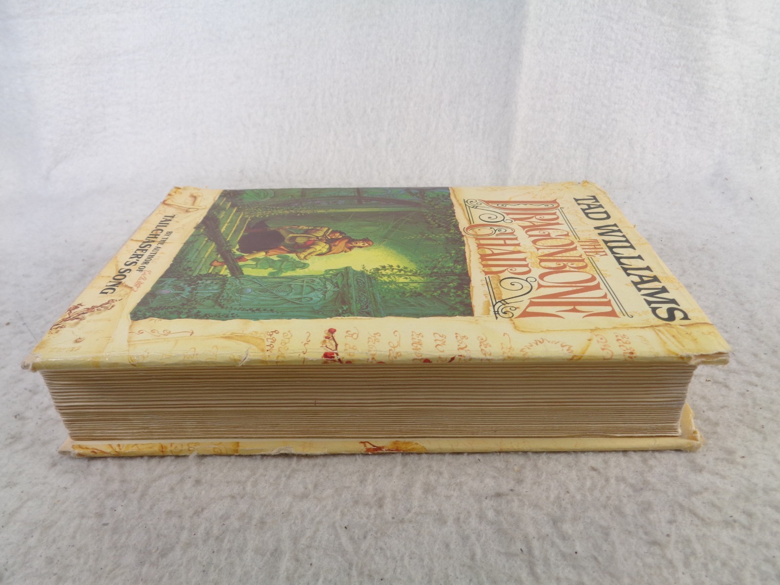 The Dragonbone Chair Tad Williams HC DJ 1988 Memory Sorrow and Thorn Book 1