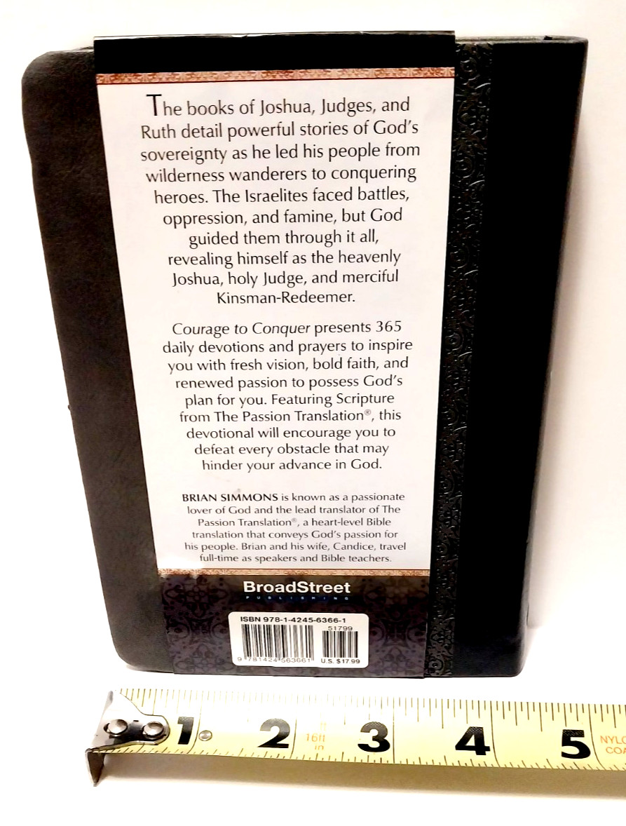 Courage to Conquer: 365 Devotions from Joshua, Judges, and Ruth / New!