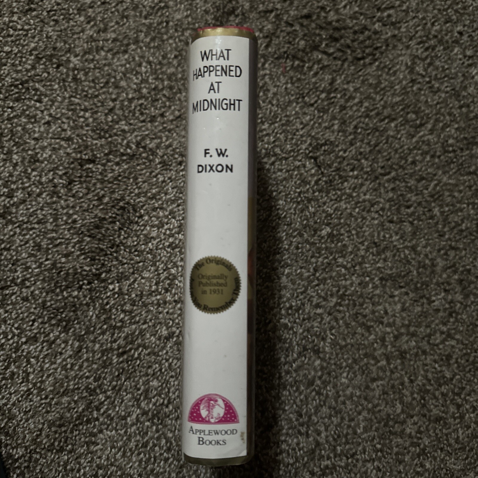 What Happened at Midnight #10 Hardy Boys Dixon APPLEWOOD with DJ Beautiful Copy!