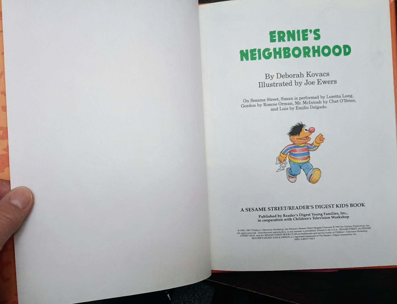 *1992-93* Lot of 7 Sesame Street Book Club Books – Shiny Hardcover – Very Good