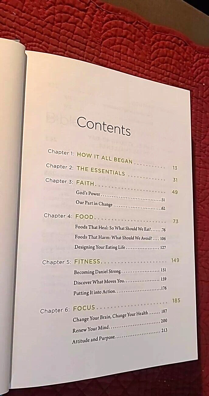 The Daniel Plan Ser.: The Daniel Plan : 40 Days to a Healthier Life by Daniel…