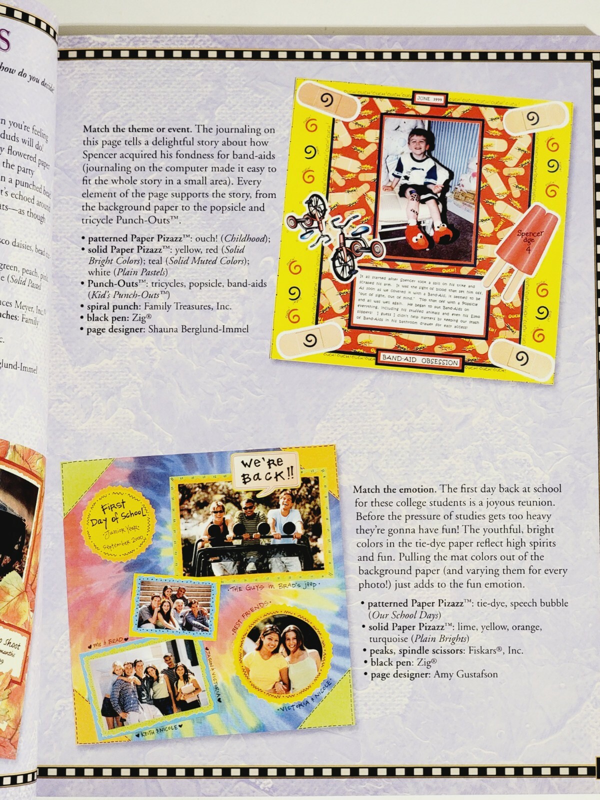 Making Terrific Scrapbook Pages Book, pages 144, by Hot Of The Press Inc.