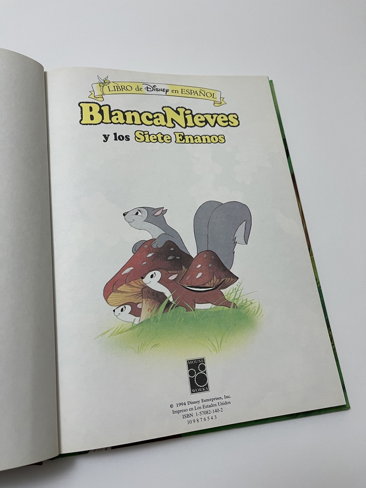 Blanca Nieves Y Los Siete Enanos (Libro De Disney Espanol) 1994