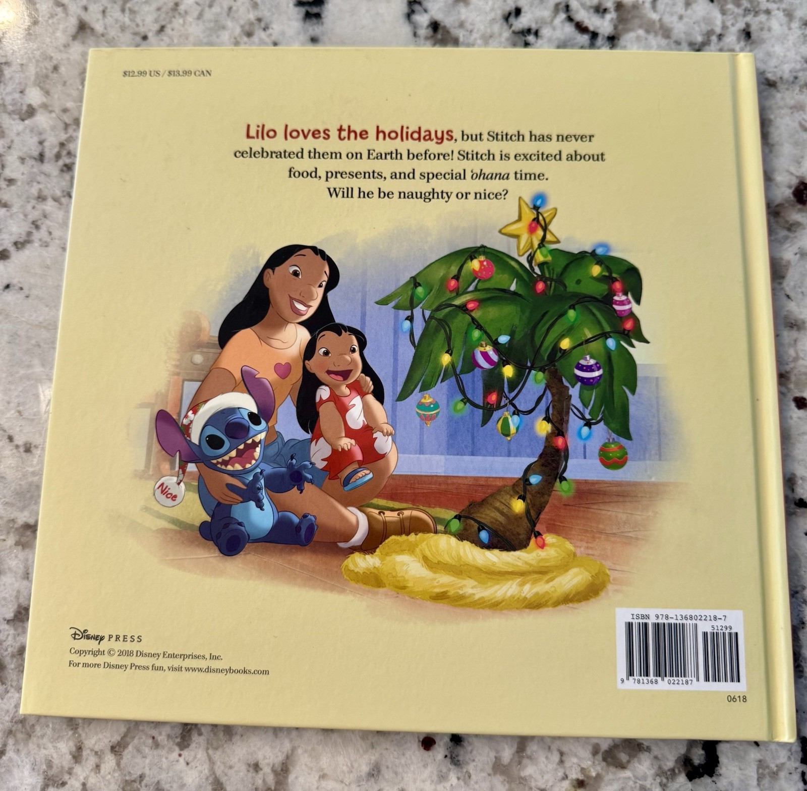 Disney Lilo & Stitch Holiday Mischief With Stitch By Elizabeth Schaefer