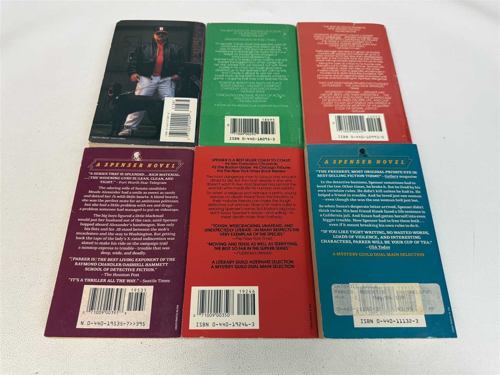 Robert B Parker Lot 49 ALL SPENSER Novels Godwulf Manuscript to Bye Bye Baby