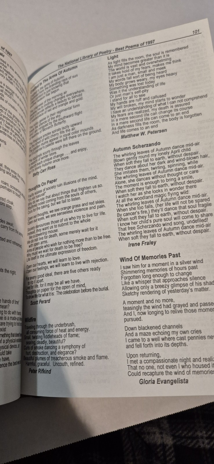 Best Poems of 1997 by The National Library of Poetry