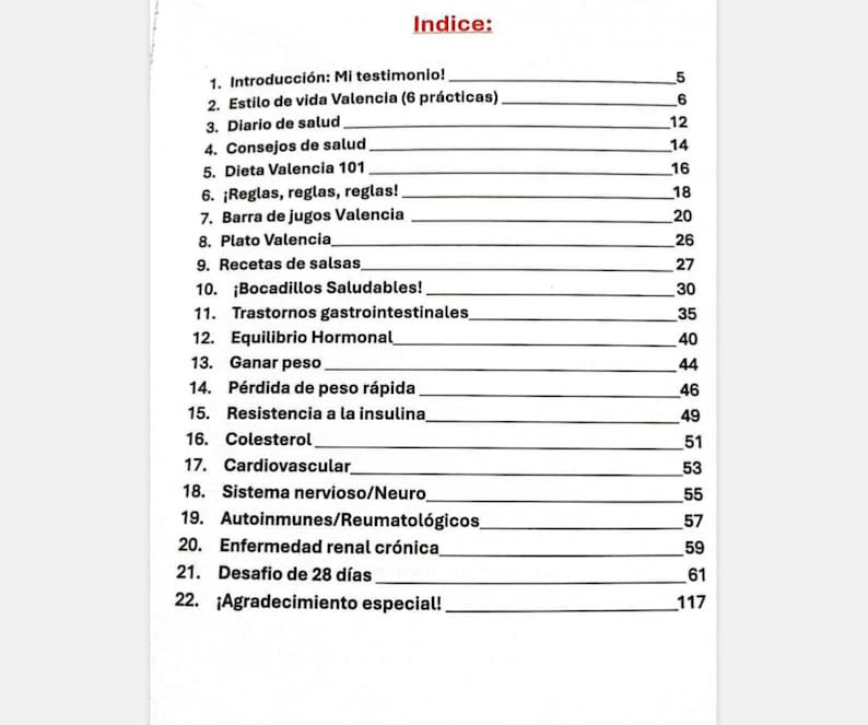 Dr Valencia Diet Libro 2 | Complete Spanish Diet Guide |Paperback book