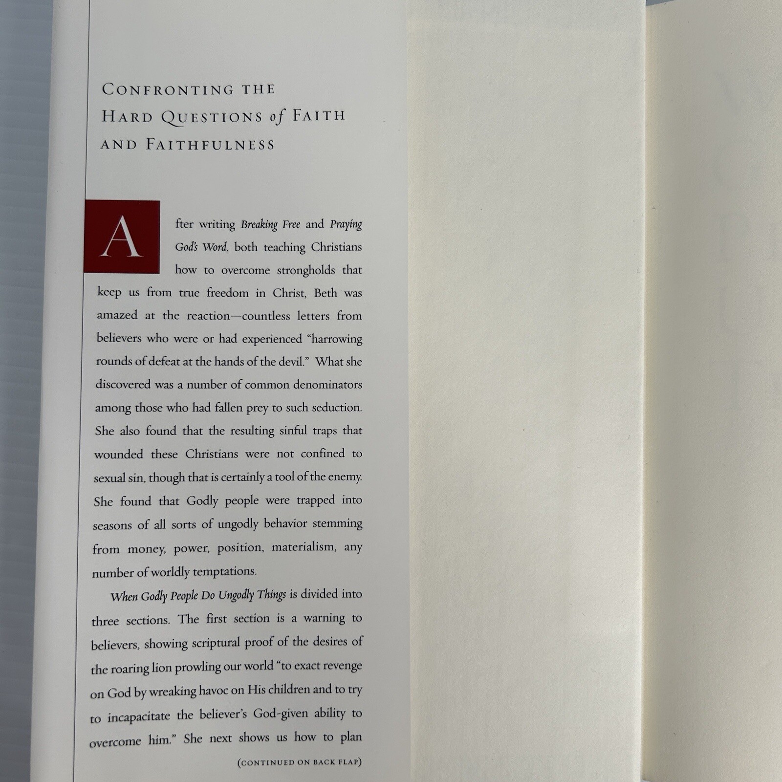 When Godly People Do Ungodly Things by Beth Moore Hardcover