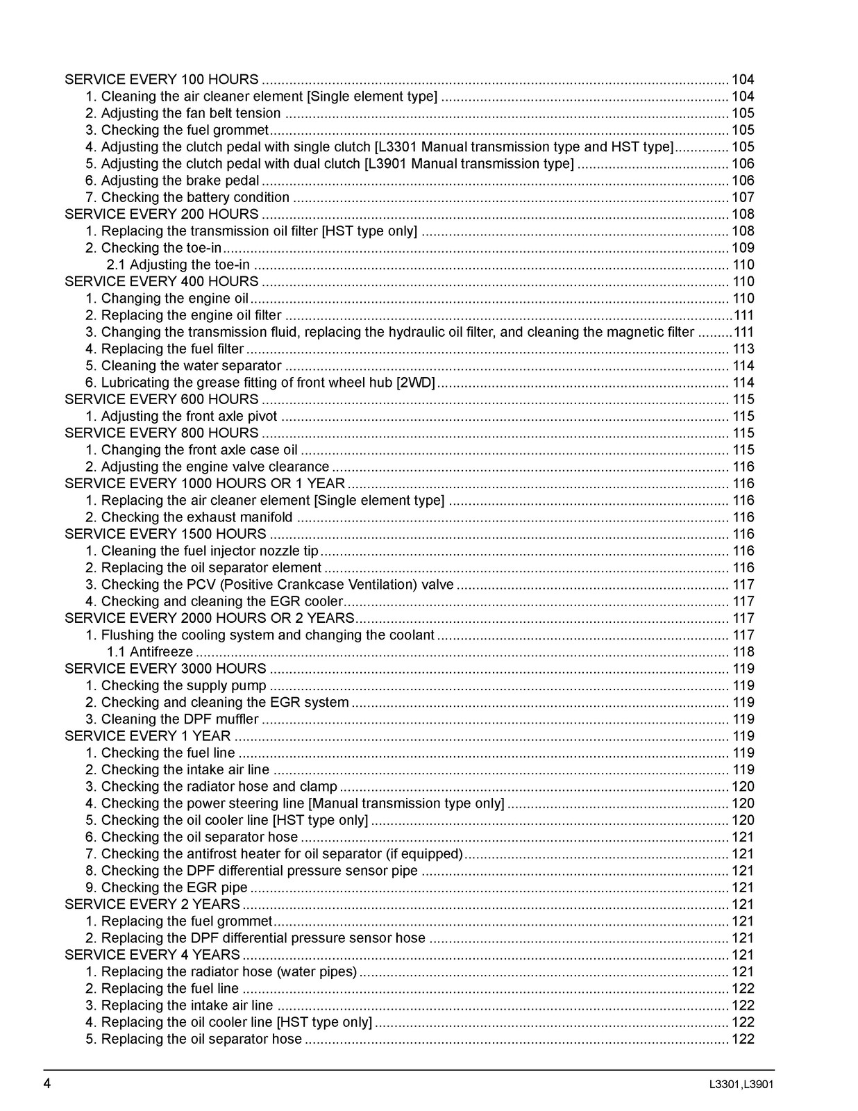 KUBOTA L3301 L3901 OPERATORS MANUAL – RUGGED WIRE BOUND – ROBUST COVERS