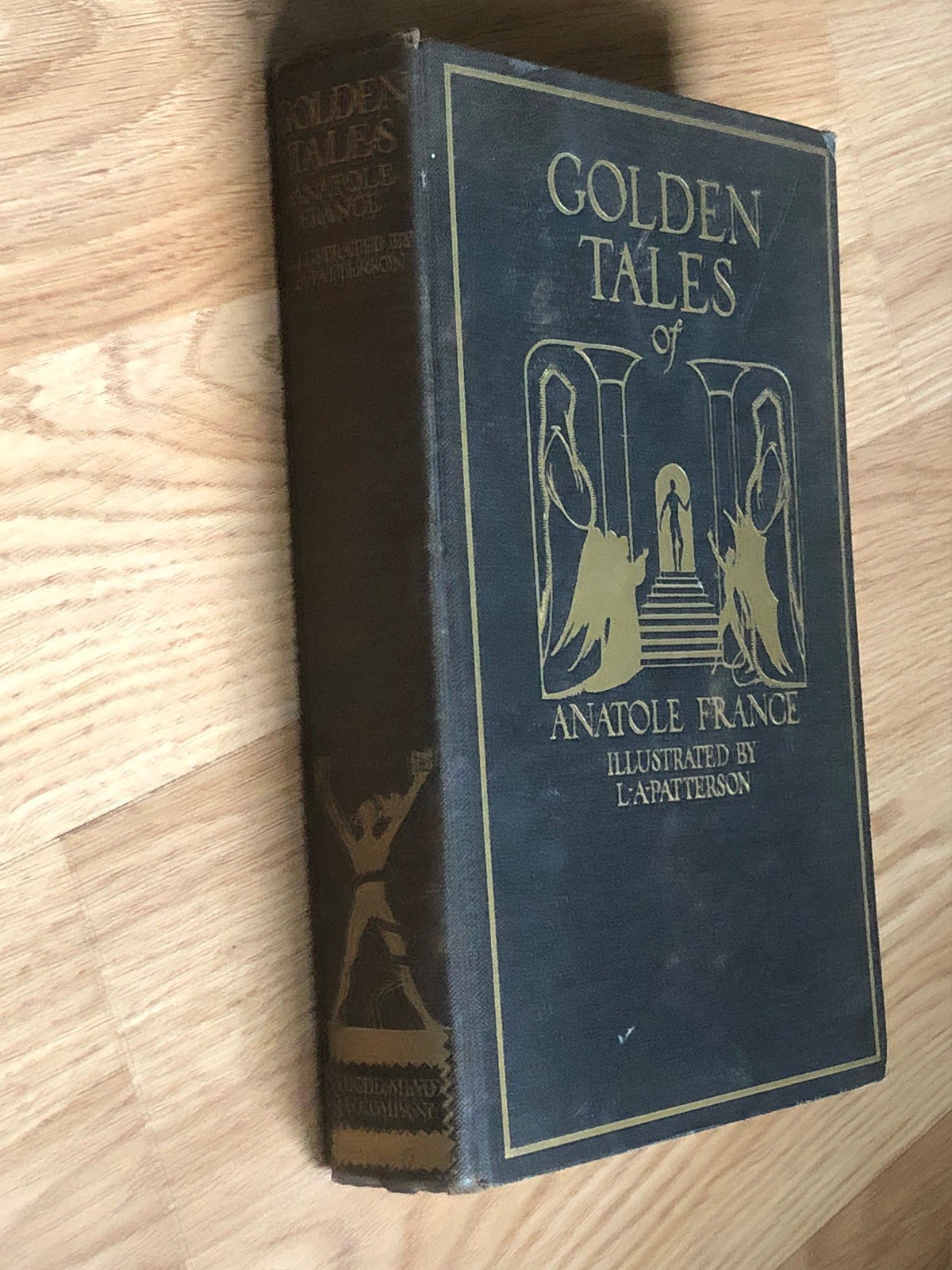 GOLDEN TALES OF ANATOLE FRANCE, 1927 Book L.A. Patterson RARE Uncut Pages