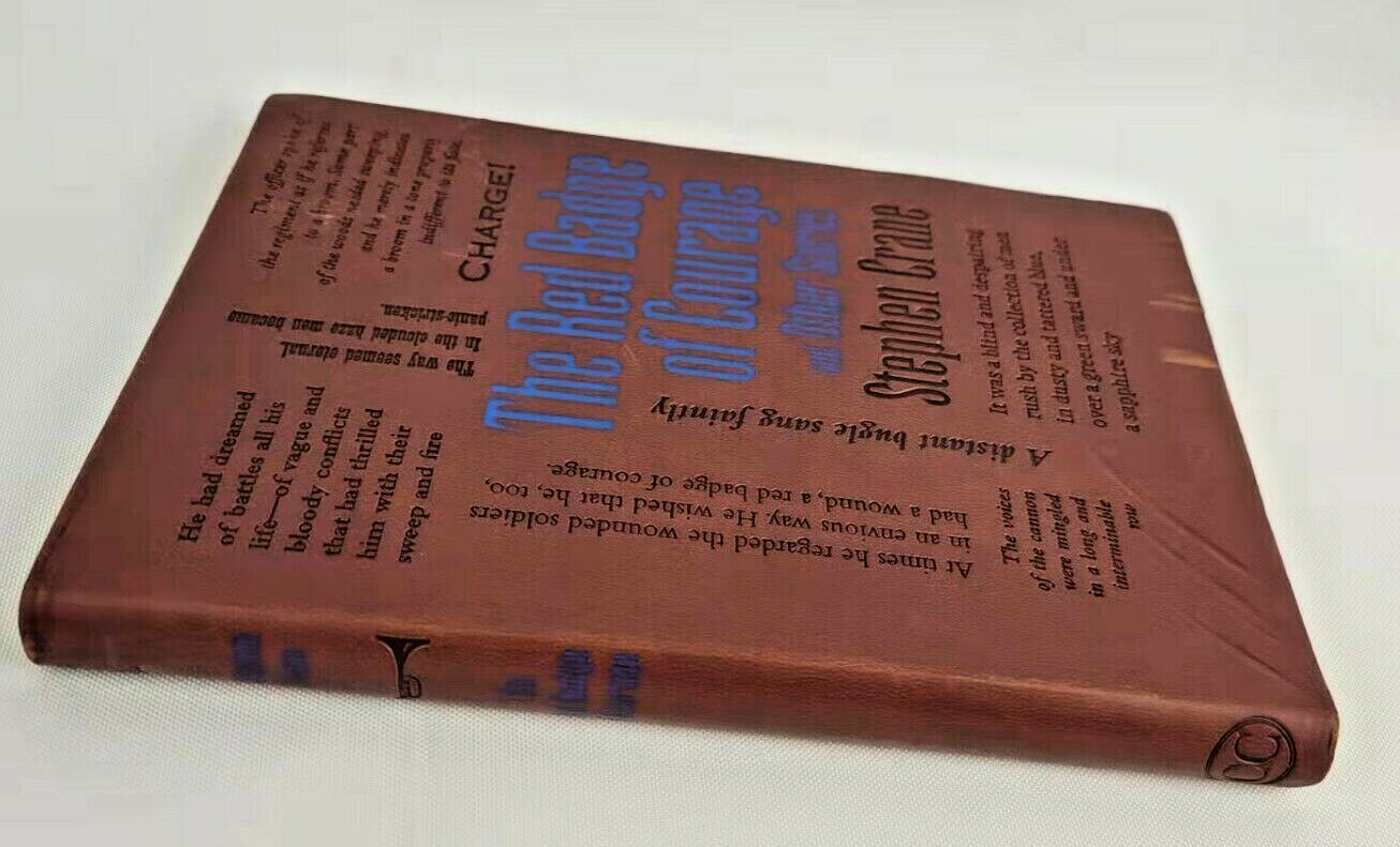 THE RED BADGE OF COURAGE & OTHER STORIES Stephen Crane Flexi Bound Faux Leather
