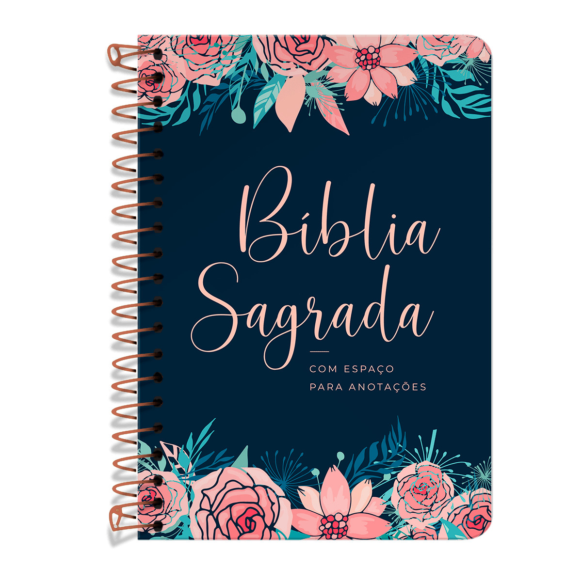 Biblia Sagrada: Anote – NVI – Capa: Espiral Capa Dura (Em Portugues do Brasil)