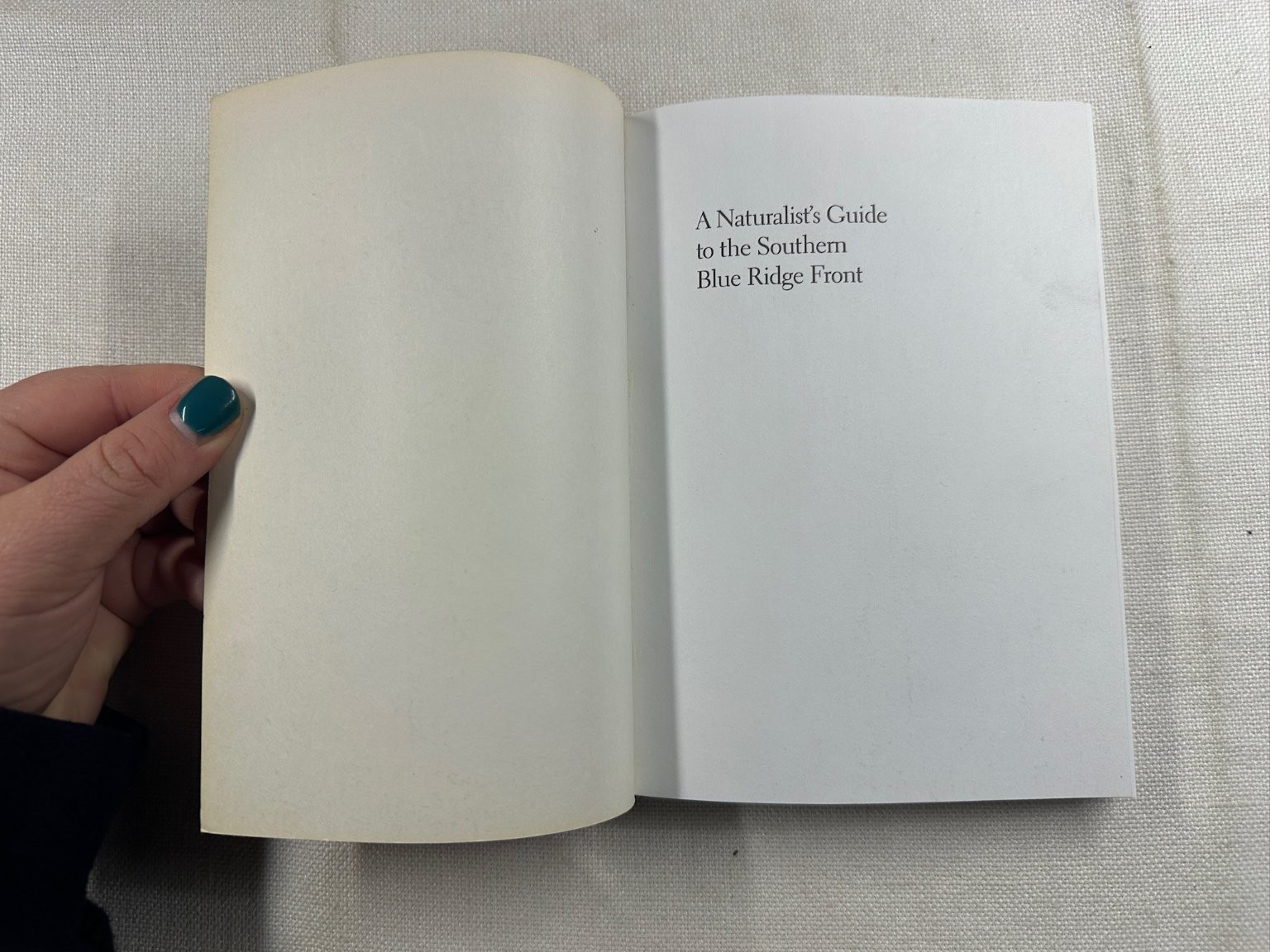 Naturalist’s Guide Southern Blue Ridge Front Gaddy 2000 1st Ed. SC Press Hiking