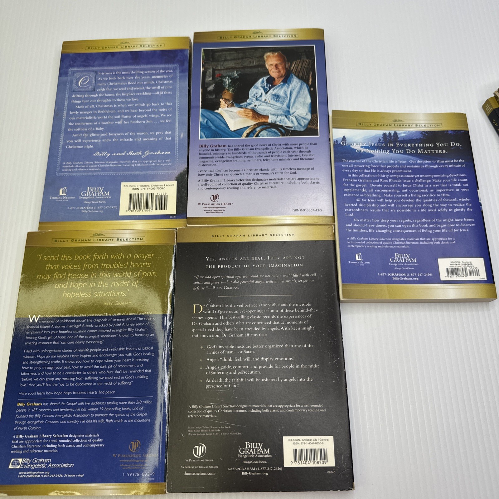 Billy Graham Library Lot of 27 PBs Billy Graham Erwin Lutzer MacArthur Tony Evan
