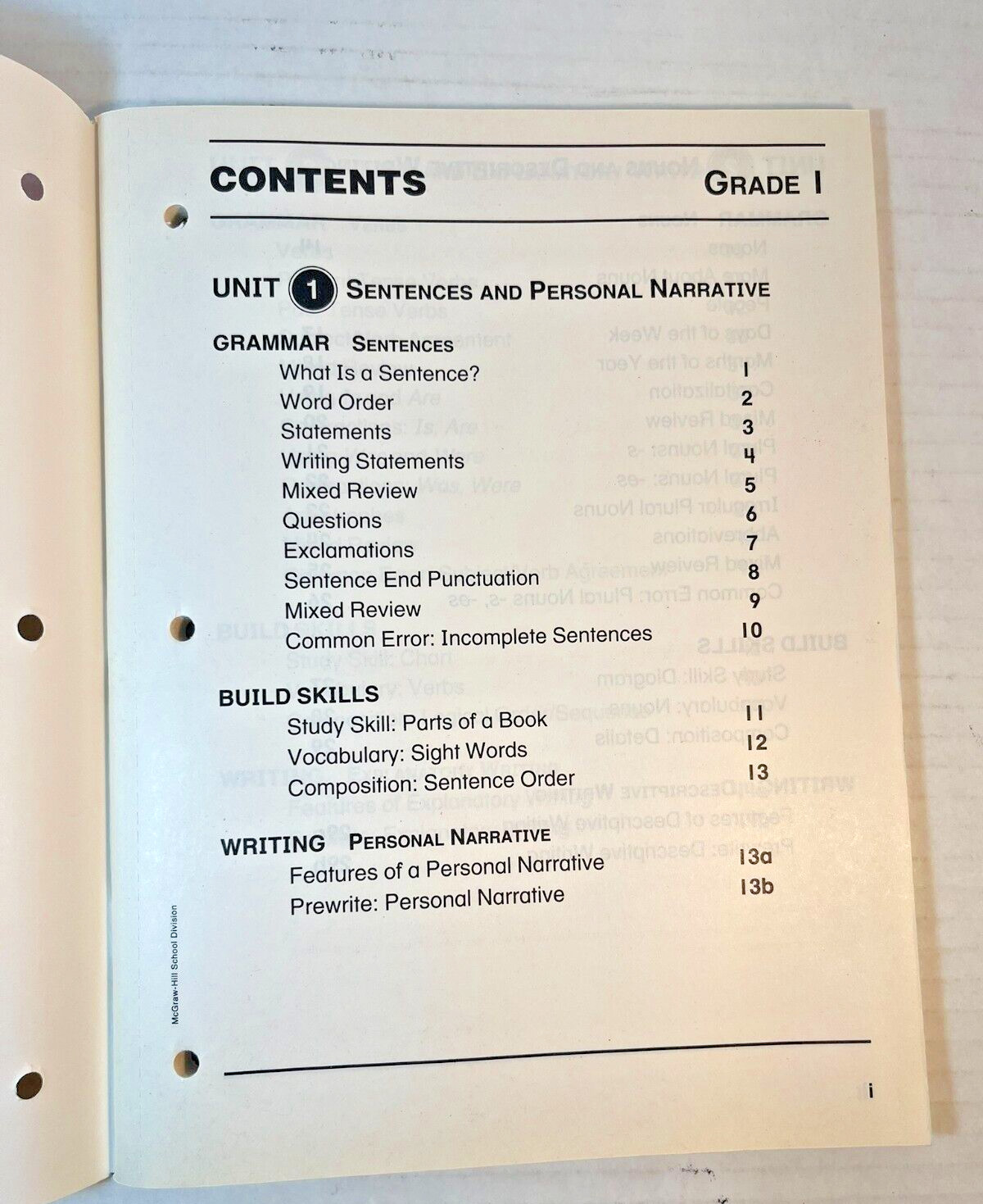 McGraw Hill Language Arts Grade 1 Practice Book 002244713X 2001
