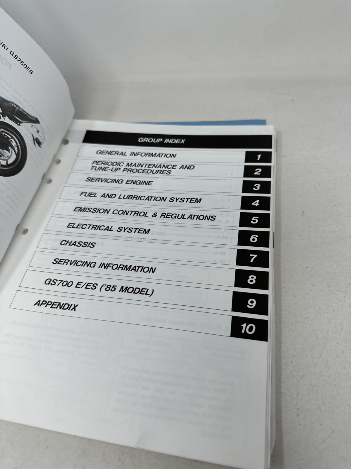 Suzuki GS750E/ES Service Manual (Loose-Leaf, 1990)