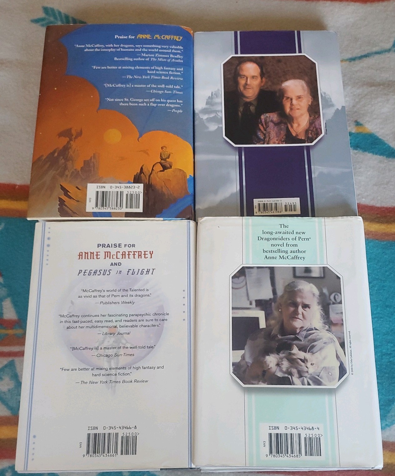 First Edition/First Printing Anne McCaffrey Novels- good condition