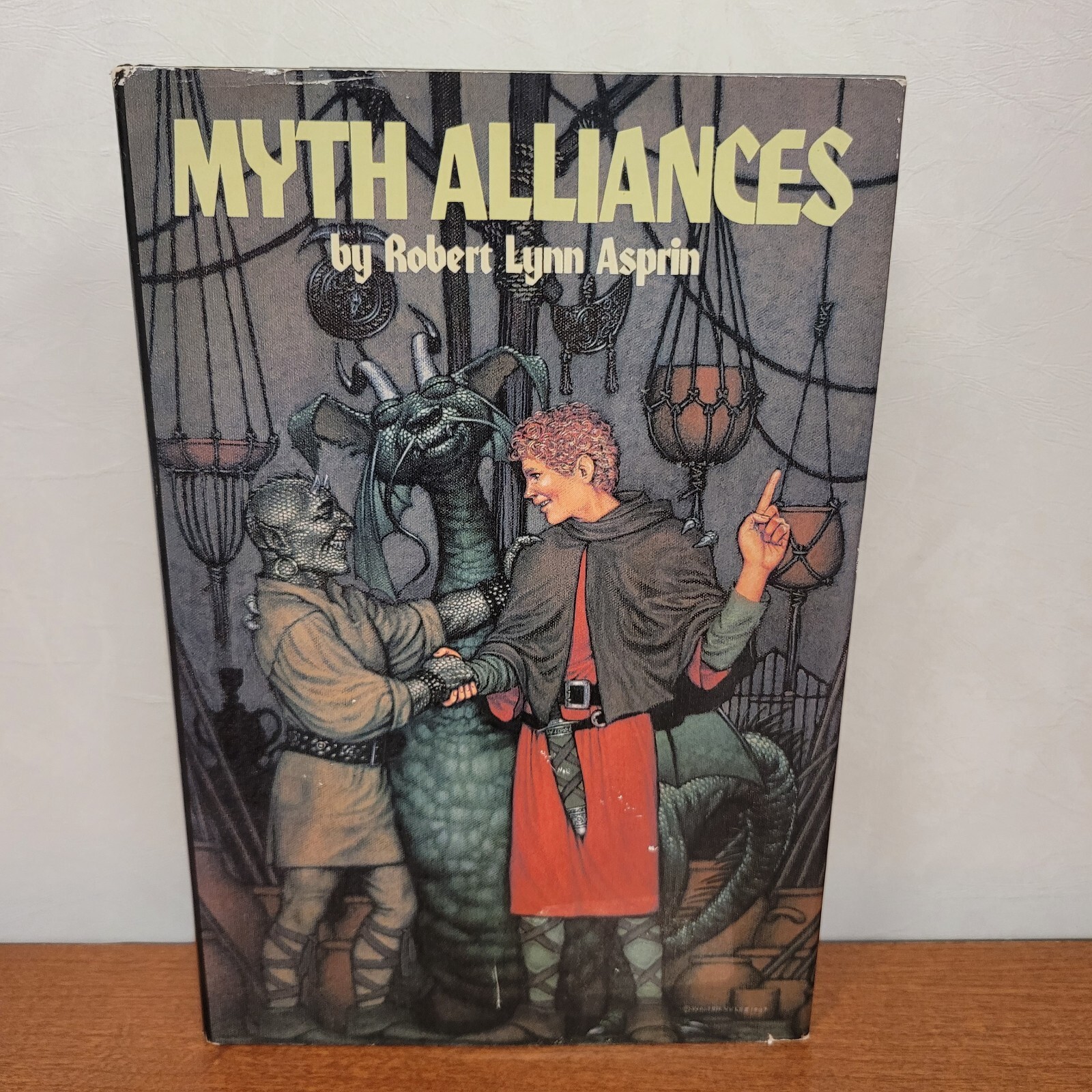 MYTH ALLIANCES/SANCTUARY by Robert Asprin, Vtg HC 1981 THIEVES‘ WORLD Series 1-3