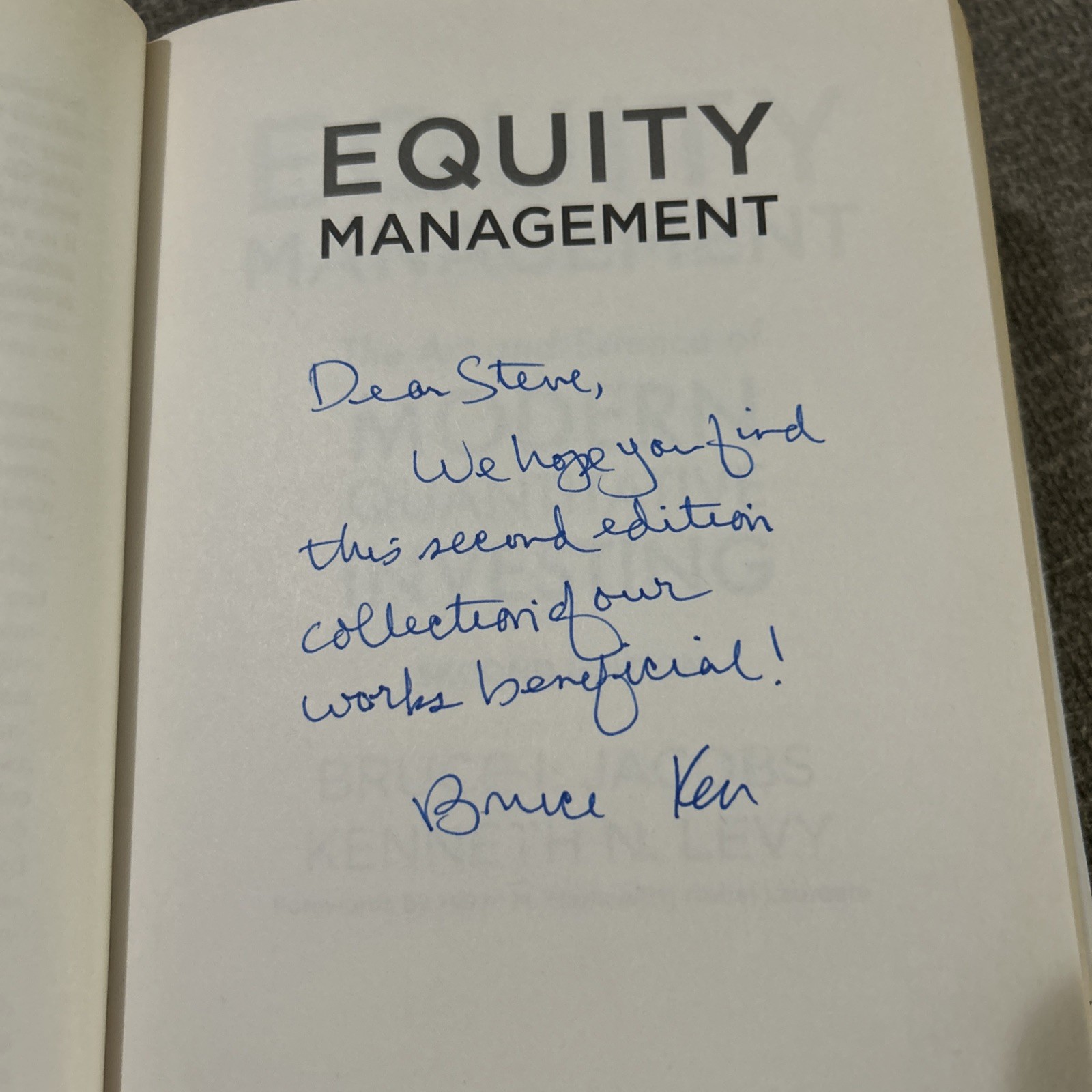 Equity Management: The Art and Science of Modern Quantitative Investing,2Edition