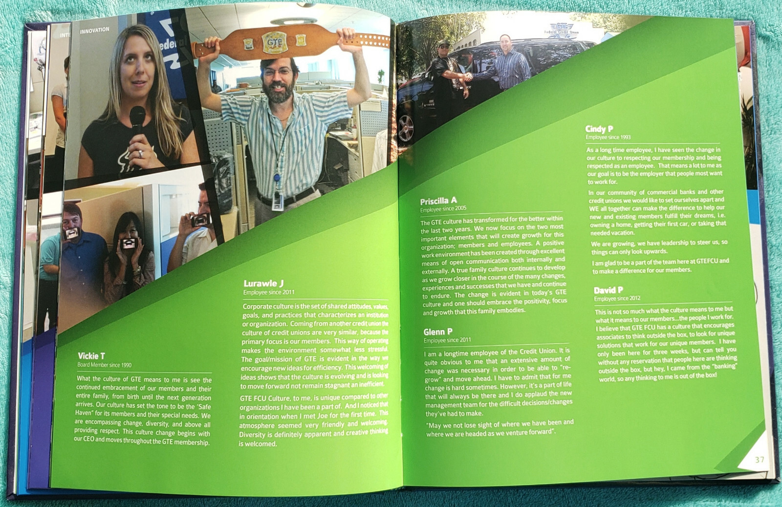 GTE Financial Tampa Florida Culture Book 2012 Hardcover 114 Pages