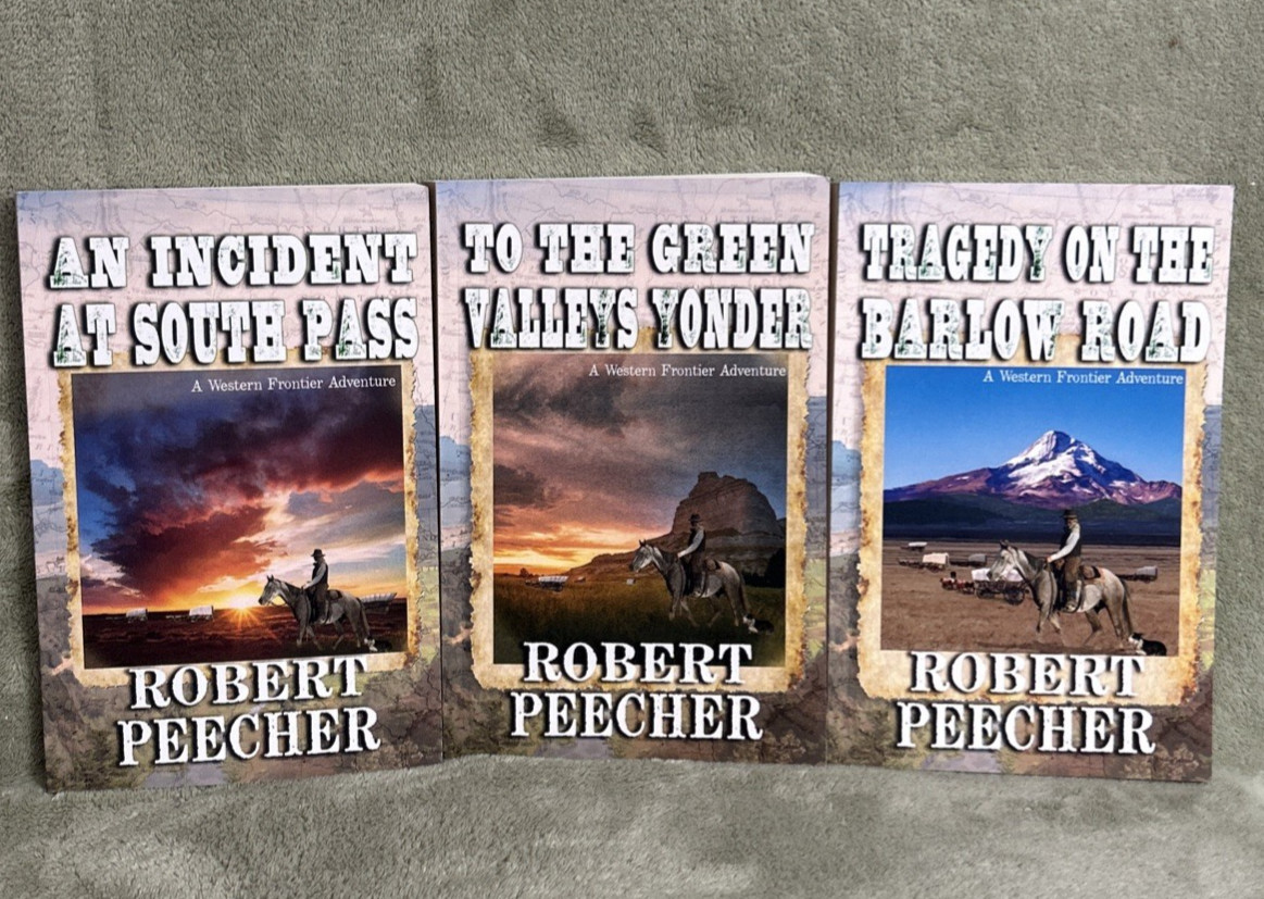 Townes Party on the Oregon Trail Complete Trilogy Books 1-3 Robert Peecher PB YT