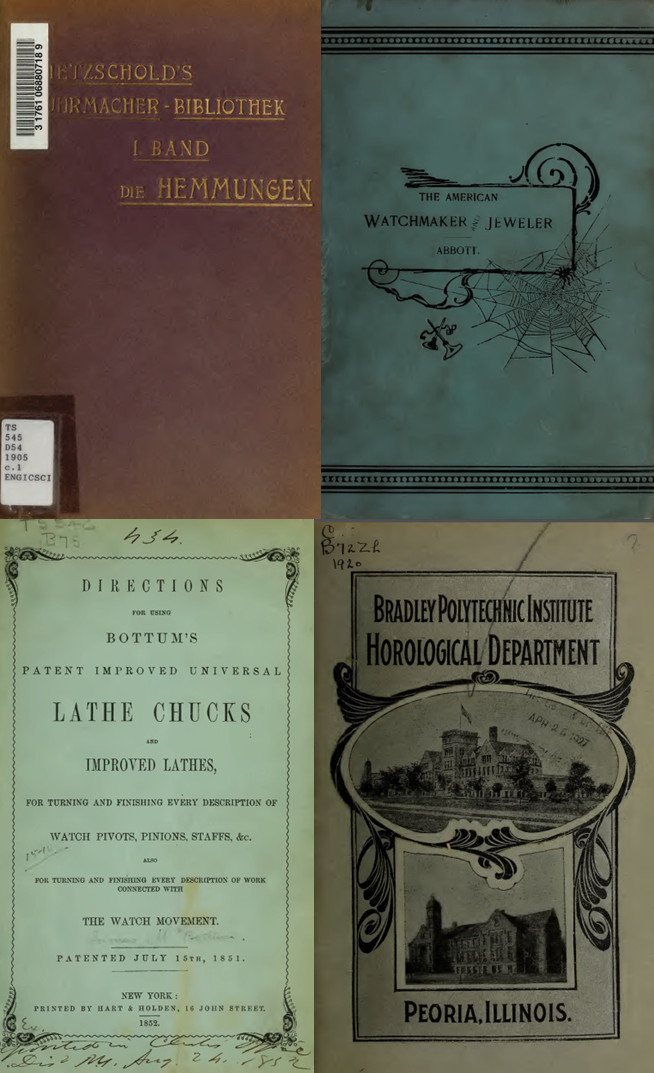 Watchmaker Horology Pocket Watch Clock Repair – 220 Old Rare Books on DVD