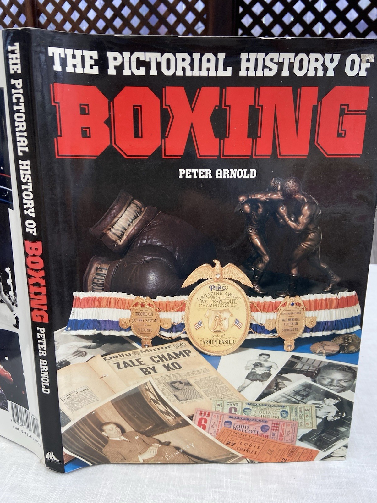Vintage 1988, „Pictorial History of Boxing“ Peter Arnold XL Vg 1st Print FREE SH