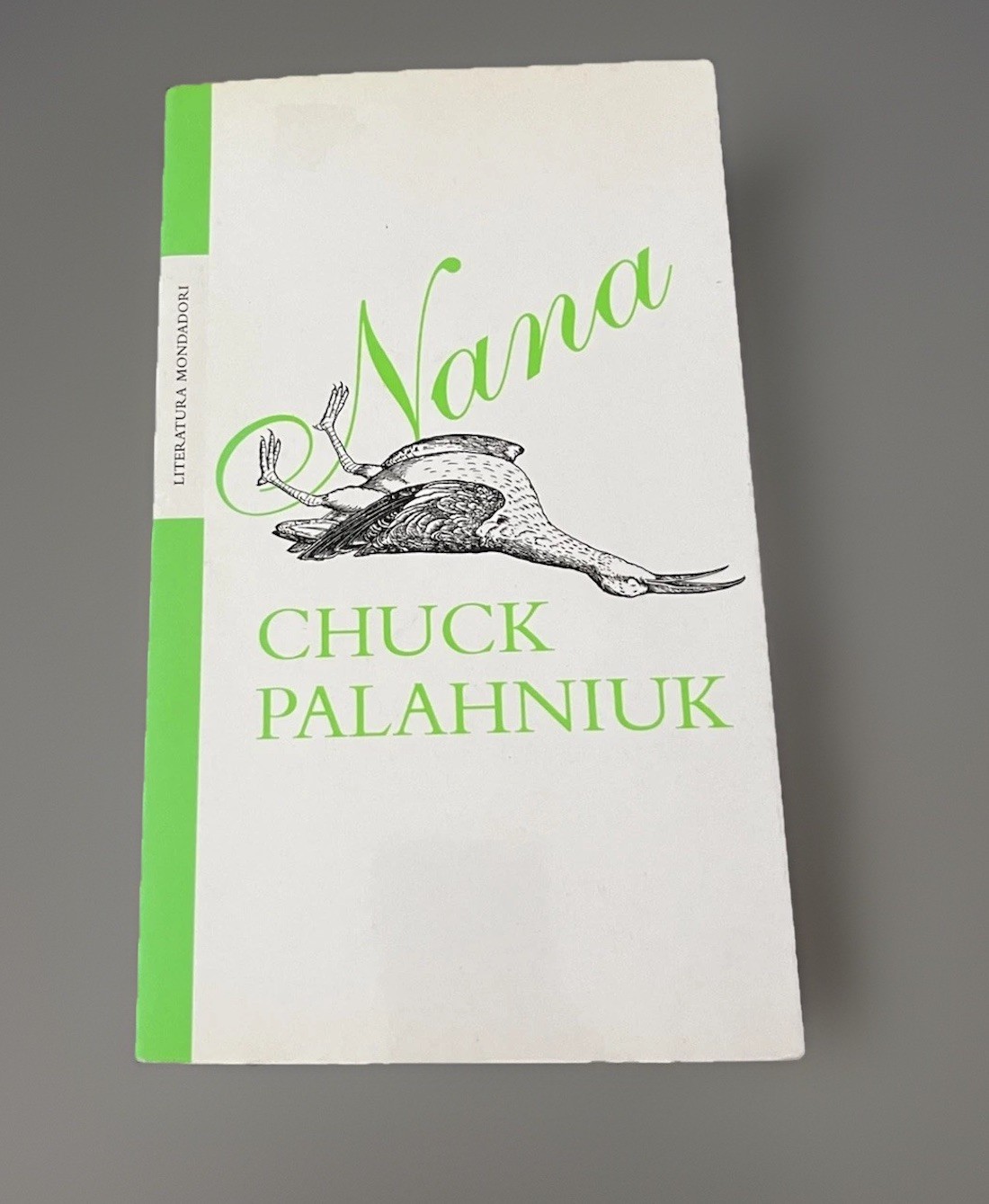 Signed Chuck Palahniuk Nana Lullaby 2003 Mondadori French Flap PB