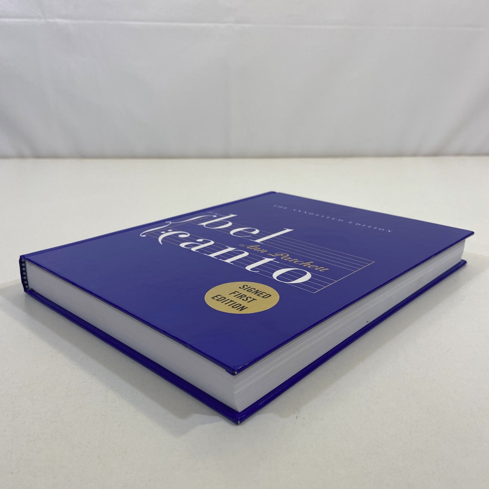 Ann Patchett Bel Canto Annotated Signed 1st Edition 2024 Novel Harper Collins