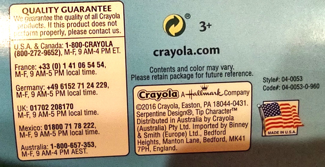 Crayola Giant 20 Coloring Pages Book Animals 10.5 in W X 17 in Long – 18 Pages