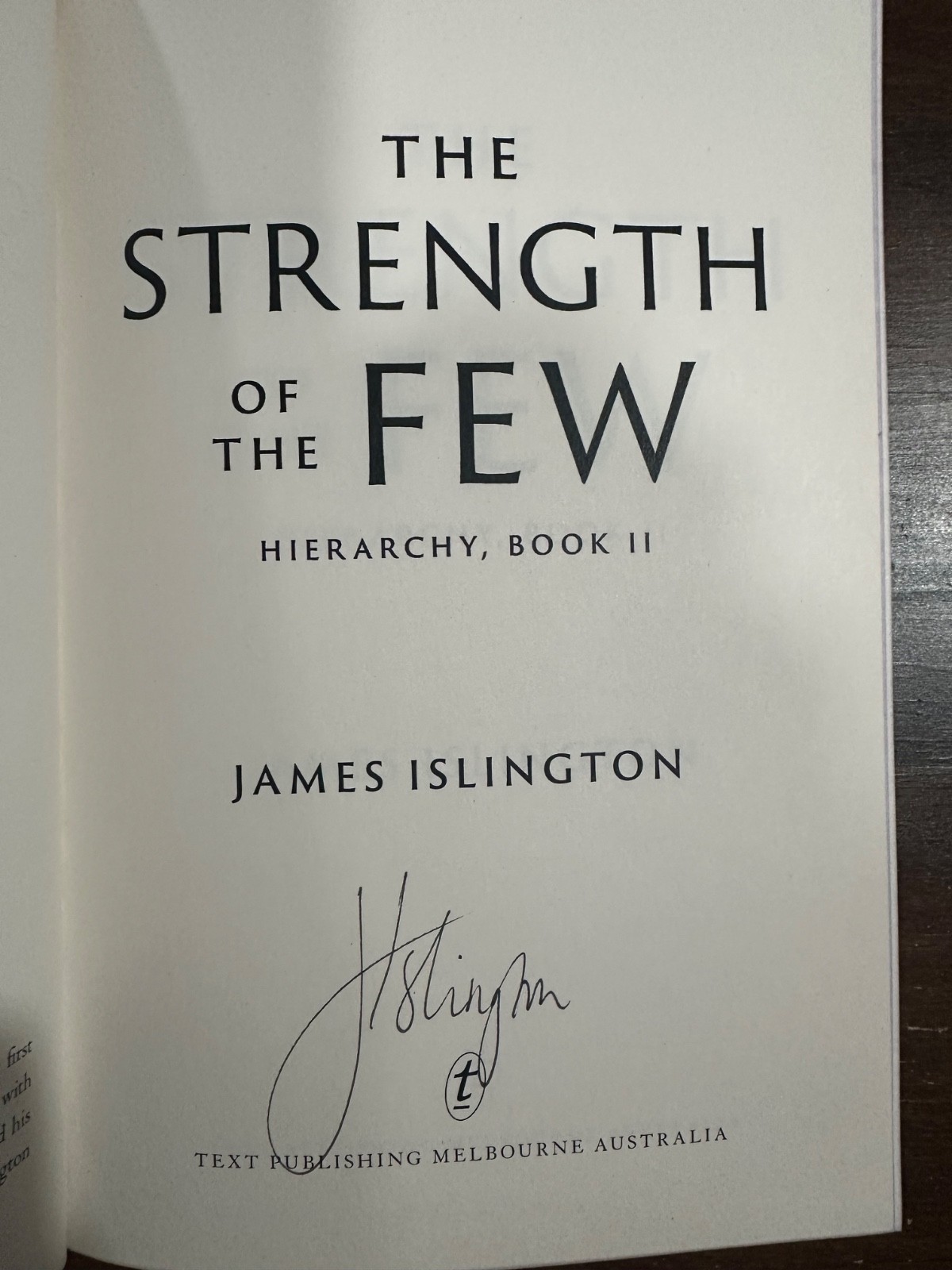 Signed Broken Binding Editions – James Islington Hierarchy Series Books 1 & 2 Ha