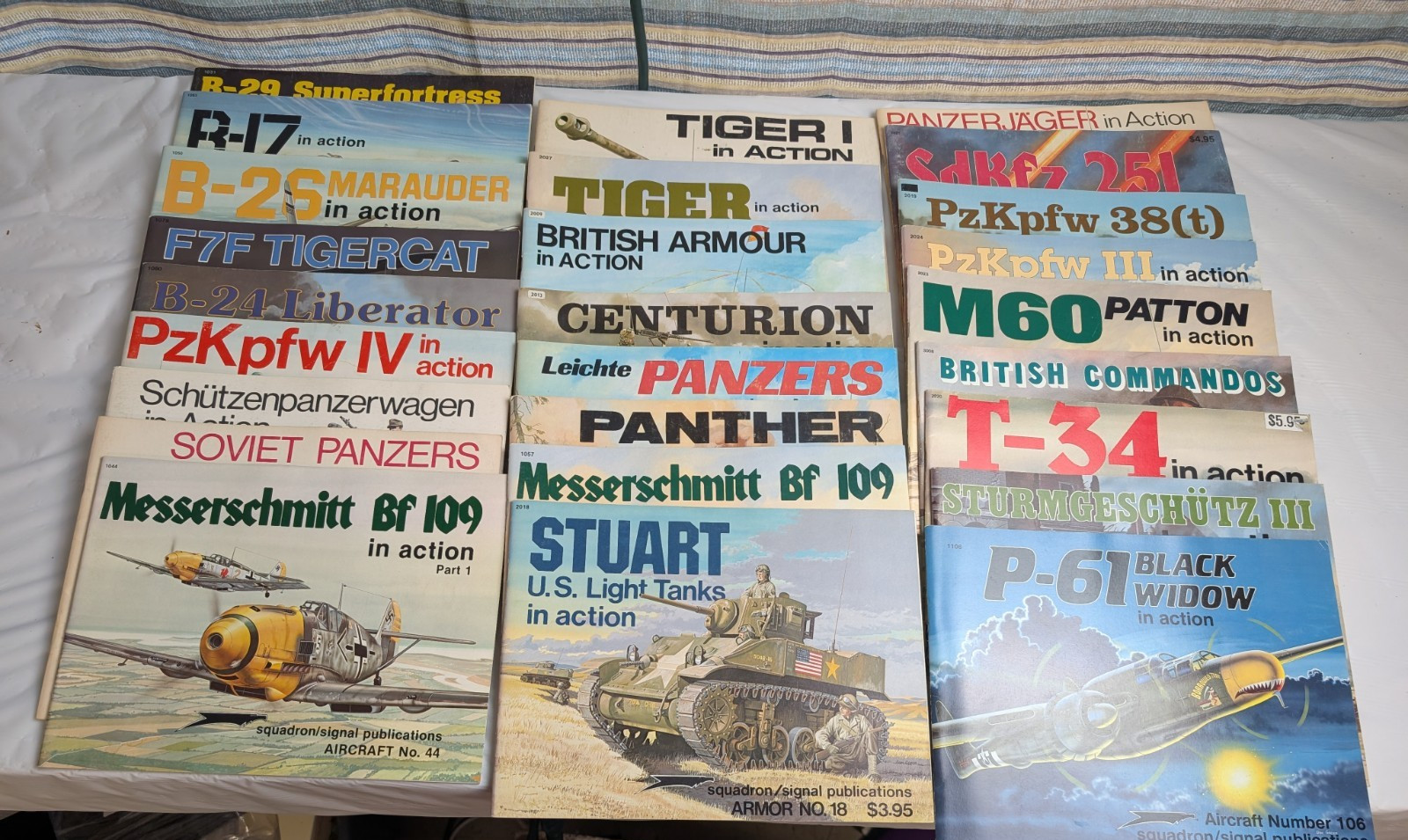 Signal Armor publications various numbers Tanks AFVs military history