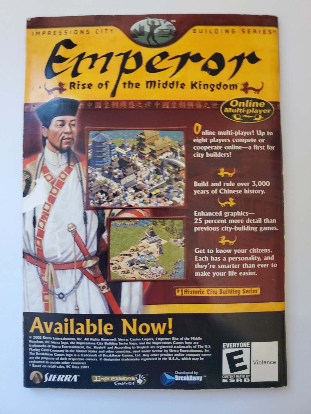 Casino Empire Instruction Book Only Paperback 56 Pages Booklet