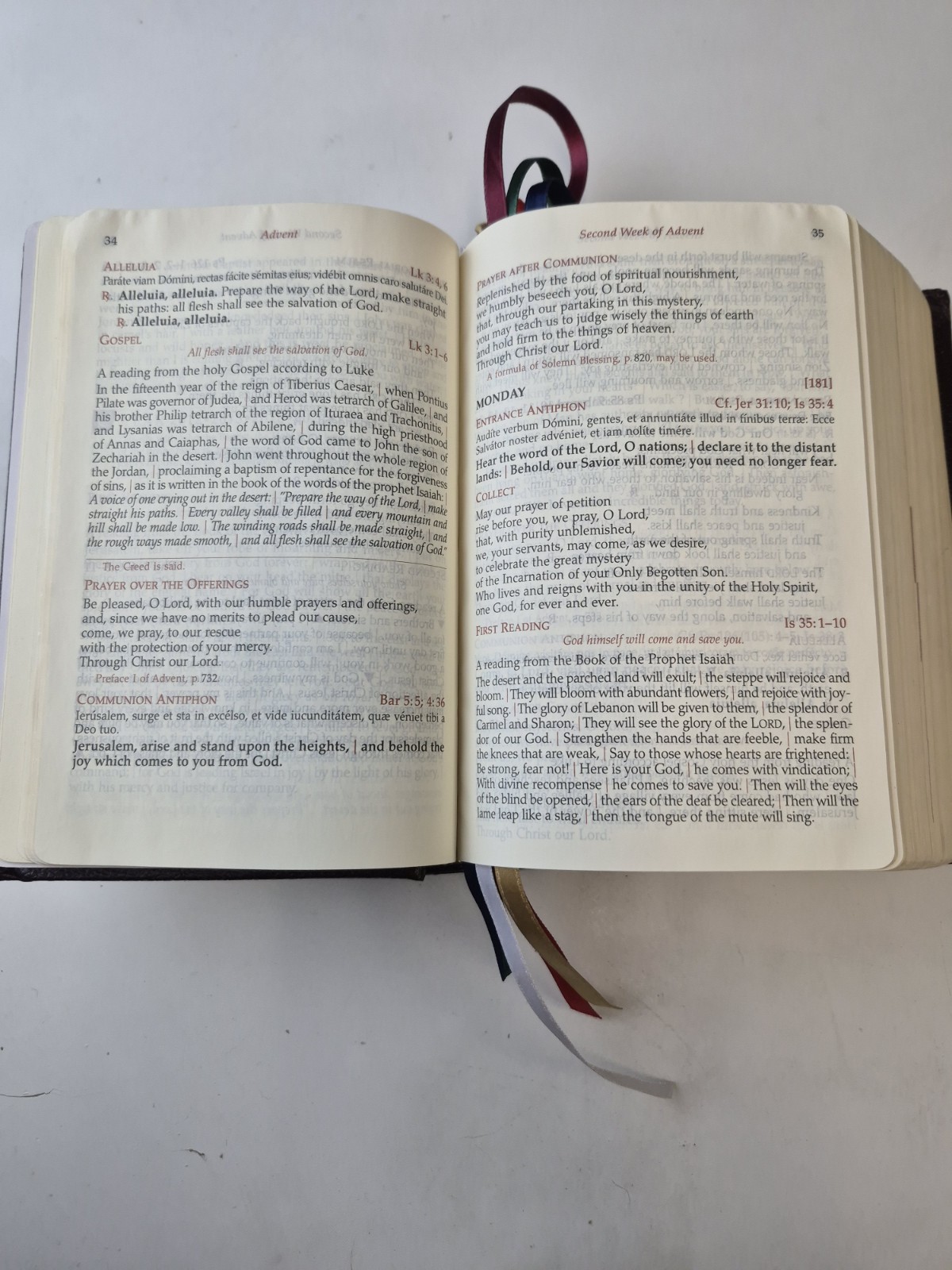 Daily Roman Missal Third Edition Leather Hardcover Catholic Prayer Book