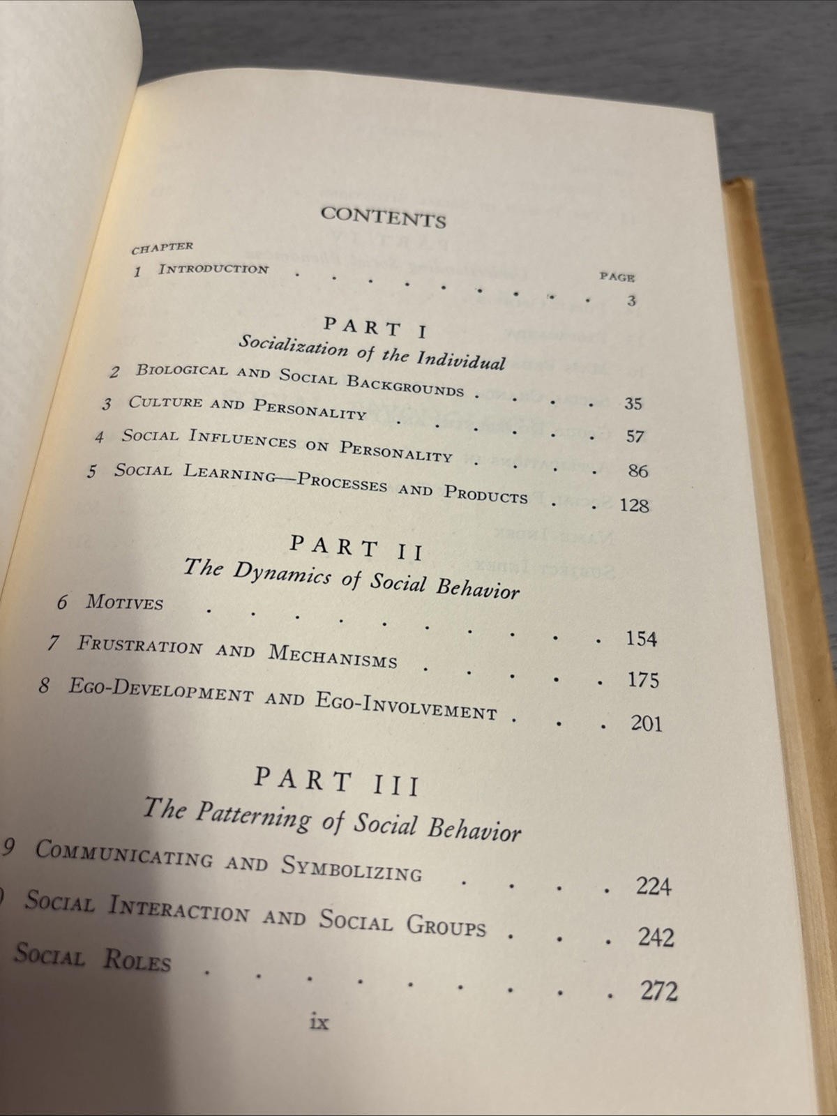 Social Psychology by S. Stansfeld Sargent 1950 HC/DJ VG